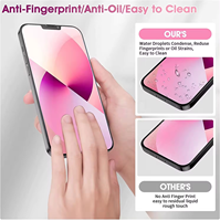 Verre trempé transparent HD 0,3 mm, protection d'écran pour téléphone portable, protection d'écran pour iPhone 16 Pro Max, 15, 14 Plus, 13, 12