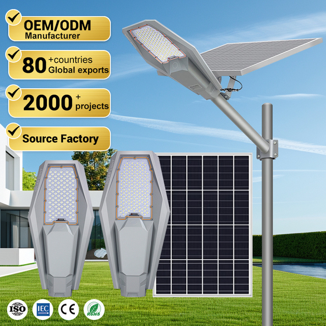 High Quality Outdoor Ip67 Waterproof 100w 200w 300w 400w Led Solar Street Light