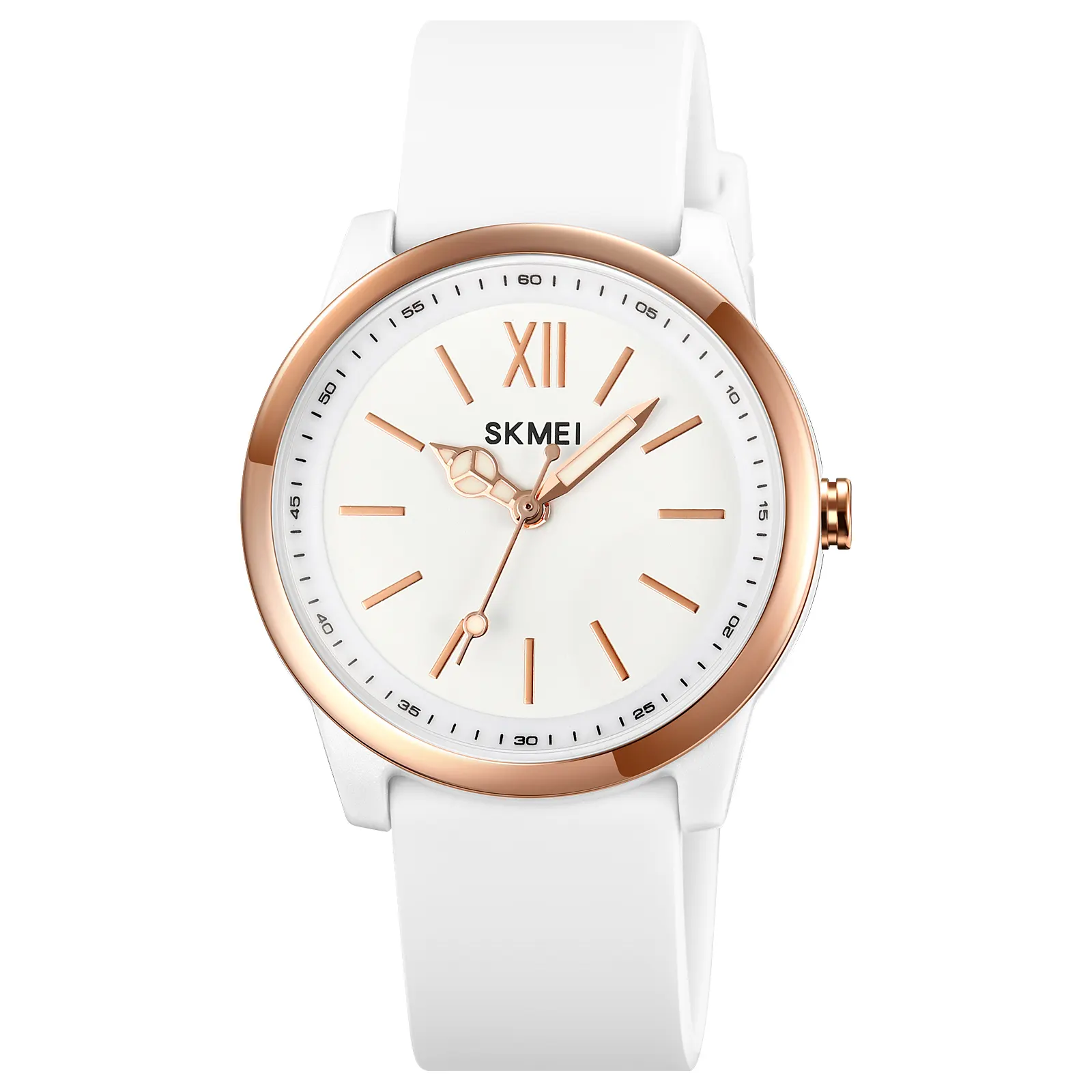 New women's watch skmei 2008 Waterproof Casual simple white girl wrist watch quartz watch Women