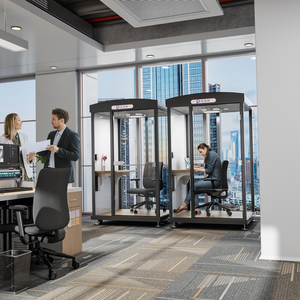 单隔音室家用静音筒仓电话亭卡拉ok移动录音棚迷你室 - Product Image 3