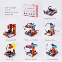 WEEEMAKE Kit de Robot Electrónico Inteligente para el Hogar, Juguetes Educativos STEM, Placas de Desarrollo Avanzadas ELFS Mini Atmega328p