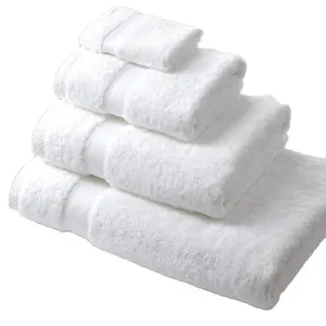 Long Terry with Dobby Border 100% Cotton Towel Set