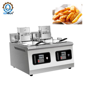 โรงงาน <span class=keywords><strong>MI</strong></span> QDMECH ผลิตเครื่องทอดมันฝรั่งทอดแบบยก ใช้งานง่าย เครื่องทอดแบบตั้งโต๊ะใช้แก๊ส ราคาประหยัด - Product Image 5