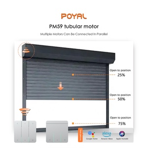 Poyal 59mm Tuya สมาร์ทรีโมทคอนโทรลอิเล็กทรอนิกส์สวิตช์จำกัดมอเตอร์ท่อสำหรับลูกกลิ้งม่านบัง<span class=keywords><strong>แดด</strong></span>ไฟฟ้า - Product Image 6