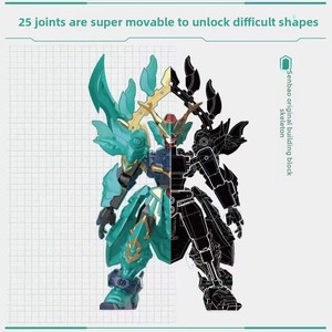 Bloques de Construcción Source Spirit <span class=keywords><strong>War</strong></span> Chronicles, Modelo de Camino Heroico, Dragón Verde, Sombra Turbia, Figura Coleccionable para Niños - Product Image 5