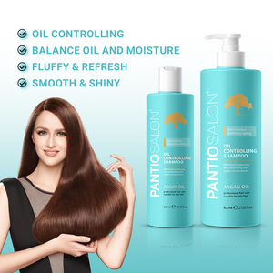Shampooing et après-shampooing OEM PANTIO à l'huile d'argan, contrôle du sébum, nettoyage en profondeur, pour cheveux secs - Product Image 4