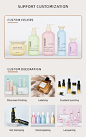 Pot à Gommage en Plastique Doux au Toucher, Vente Chaude, 100ml 200ml 300ml 500ml, Conteneurs d'Emballage Cosmétique HDPE 250g pour Shampoing