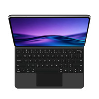 Xiaomi Pad 5/6/7/8 Pro için Manyetik Kablosuz Klavye, İzleme Paneli, 7 Renkli Arka Aydınlatma, Ayarlanabilir Stand, PU Kılıf, OEM/ODM Özel Üretim
