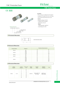 Fusibles de cerámica de cobre de la serie VDC 27X60Mm de Venta caliente para la protección del circuito de DC - Product Image 3