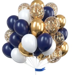 30 pièces/ensemble noir or ballon guirlande arc Kit <span class=keywords><strong>confettis</strong></span> Latex fête remise des diplômes joyeux anniversaire <span class=keywords><strong>ballons</strong></span> décor ballon ensemble - Product Image 6