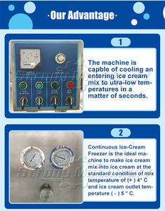 Máquina congeladora de helados Congelador continuo de helados - Product Image 4