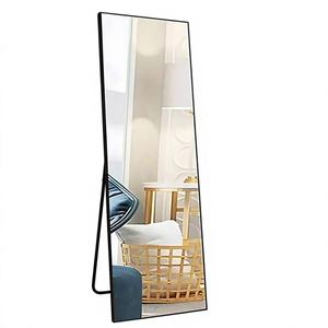 Miroir sur pied Innovation NeuType pleine longueur à cadre en bois, support mural ou autoportant, grand, haut ou compact - Product Image 1