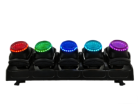 NOUVEAU IP65 TORNADO 5pc120W RGBL WW PIXEL Barre lumineuse de couleur avec anneau pour discothèque, fête, événement