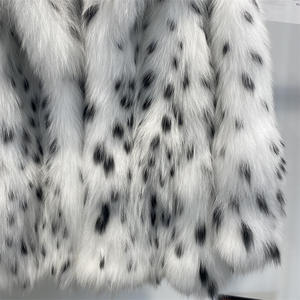 Женская теплая Толстая Шуба из меха лиса - Product Image 5