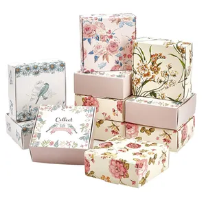 Riciclare scatole di spedizione in cartone ondulato stampate personalizzate con logo personalizzato scatola regalo in cartone per imballaggio in scatola di cartone