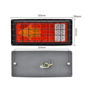Bande de feux arrière à LED en maille de fer pour <span class=keywords><strong>remorque</strong></span> camion modifié véhicule <span class=keywords><strong>feu</strong></span> arrière électronique 12V/24V pièces détachées automobiles - Product Image 4