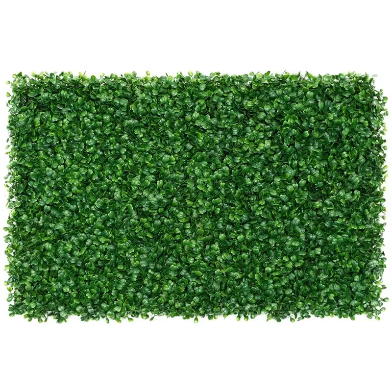 الجملة خشب البقس أوراق الشجر حديقة التحوط الأخضر مصنع الاصطناعي العشب ألواح للحائط