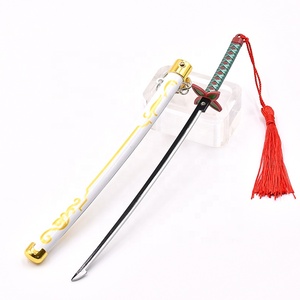 XinRui Vente directe d'usine de porte-clés en métal artisanal en forme de <span class=keywords><strong>katana</strong></span> exclusif aux personnages d'anime japonais Demon <span class=keywords><strong>Slayer</strong></span>, cadeau en stock - Product Image 6