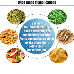 เครื่องทอดสูญญากาศสำหรับขนมปลา เครื่องทอดสูญญากาศอุณหภูมิต่ำ ทอดกรอบ อุปกรณ์แปรรูปปลาเหลืองขนาดเล็ก - Product Image 5