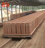 Sécheur de briques entièrement automatique / Machine à briques rouges en argile au charbon de bois / Petit four tunnel pour l'usine automatique de briques en argile