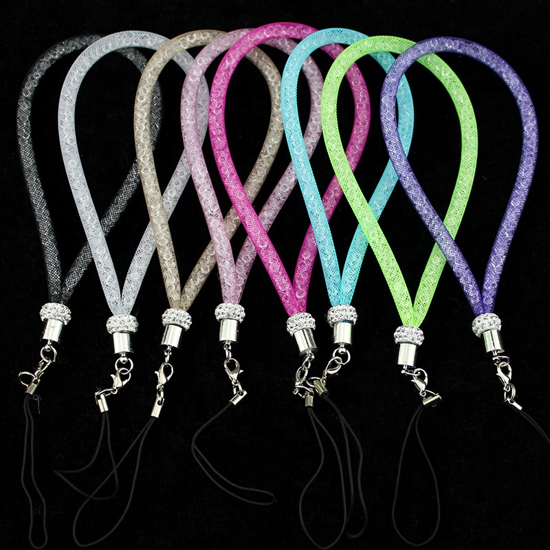 Бесплатная доставка, шнурок для рыболовной сети со стразами, шнурок для вспышки, ремешок для мобильного телефона, рыболовная сеть по заводской цене, подвесная цепочка, шнурок