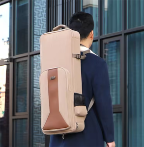 Estuche para Saxofón Soprano Impermeable y Reforzado Personalizado OEM, para 2 Saxofones, Bolsa para Instrumentos Musicales Duradera, Suministro de Fábrica al por Mayor - Product Image 6