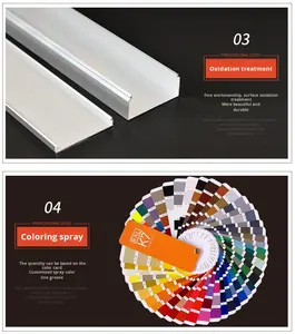 5 מטר משלוח חינם דבק סגסוגת אלומיניום מרובע סוג כיסוי מעובה מתלה גשר כבלים - Product Image 3