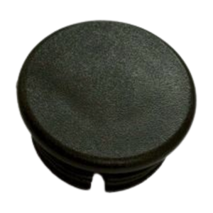 Insert de tube rond personnalisé 38*23 en plastique noir, quincaillerie de meubles OEM pour l'exportation en gros - Product Image 1