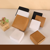 Boîtes à gâteaux, à tartes et à cupcakes en kraft personnalisées de 55*55*25 mm avec fenêtre transparente