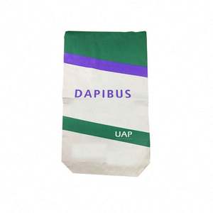 Biodégradable 2 couches de papier Kraft PE poudre de protéine farine de blé sac d'emballage supérieur thermoscellé avec fond plat - Product Image 2