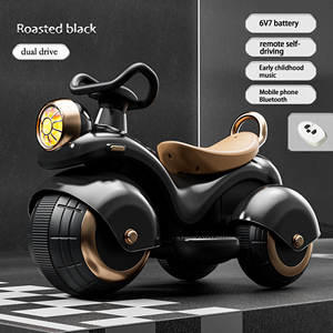Wiederaufladbares Ferngesteuertes Spielzeugauto Elektrisches Motorrad Dreirad für Kinder von <span class=keywords><strong>2</strong></span> bis 4 Jahren Kunststoff Batteriebetrieben - Product Image 4