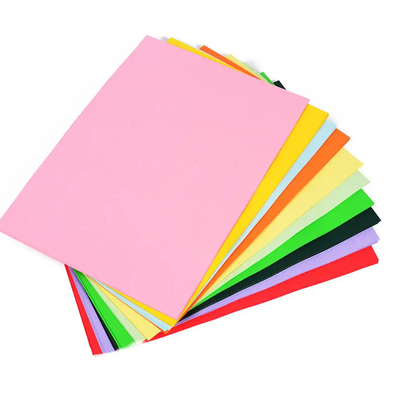 Papier de couleur Premium personnalisable 80gsm format A4 papier d'artisanat couleur double face