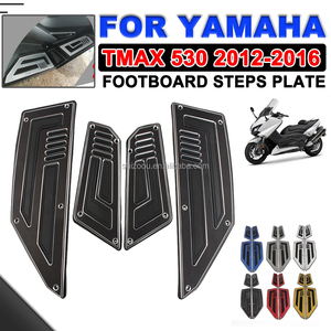Pour YAMAHA TMAX530 TMAX 530 TMAX 560 moto CNC <span class=keywords><strong>marchepied</strong></span> en aluminium marchepieds plaque de pied coussinets repose-pieds pédale chevilles repose-pieds plaque - Product Image 2