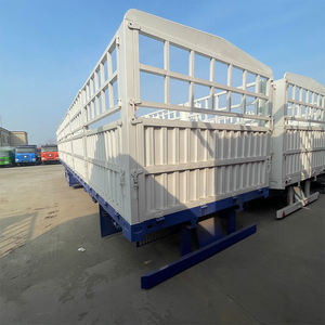 Meilleure vente : Nouvelle semi-remorque à ridelles 3 essieux de 13 m, semi-remorque porte-cheres, conduite à gauche pour la logistique/le transport - Product Image 2