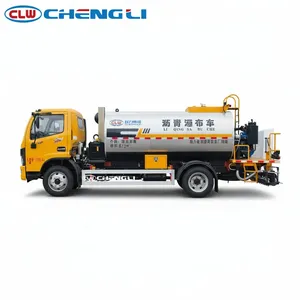 รถบรรทุกจ่ายยางมะตอยอัจฉริยะ Dongfeng D7 4x2 7000 ลิตร พร้อมระบบพ่นบิทูเมนสำหรับงานก่อสร้างถนน - Product Image 3