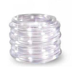 Ghirlanda di luci a tubo a bassa tensione, 5 mm, bianco opaco, 10 m - ideale per decorazioni interne ed esterne - Product Image 1