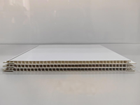 Panneaux de plafond en PVC avec dalles de plafond suspendu 2x4, grille de plafond ignifuge classe A, étanche, design artistique moderne pour appartement
