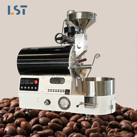 Torréfacteur de café électrique en acier inoxydable de 2 kg bon prix torréfacteur de café commercial domestique à gaz industriel