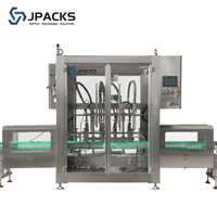 Machine de remplissage automatique à débitmètre contrôlée par PLC haute capacité pour huiles et produits chimiques 5L-30L haute précision