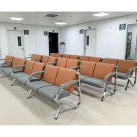 Meilleures ventes, utilisation multi-scènes, banc de salle d'attente d'aéroport 5 places, banc de salle d'attente de banque, canapé pour bureau