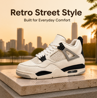 Chaussures de basketball montantes pour hommes, à lacets, respirantes, confortables, légères, antidérapantes, en maille, avec logo personnalisé OEM, fabricant