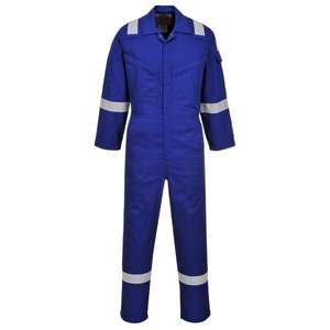 Portwest-AF73RBR42 araflame สีเงิน ROYAL BLUE Coverall-EAN 5036108267958ทนเปลวไฟ Workwear - Product Image 1
