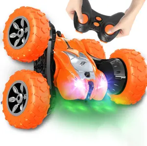 2.4G Remote Control Car RC Stunt Double Sided 360 Rolling Drifting Rotating Stunt RC Car High Speed Off Road Racing