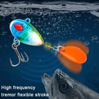 Hameçons triples 3g 5g 7g 10g 14g 21g 9 couleurs, leurres vibrants VIB en métal rotatifs, accessoires de pêche en gros