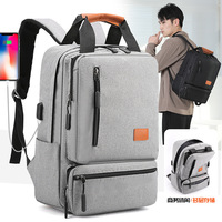 Ensemble décontracté unisexe trois pièces : Sac à dos Oxford en polyester grande capacité, imperméable, pour étudiants, voyages en extérieur et utilisation informatique