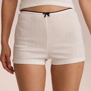 Custom Wholesale Designer Shorts Elastic Waistband Cotton casual Sweat Shorts - Product Image 1