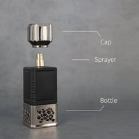 Flacon de parfum en verre de luxe 30ml 50ml 100ml Flacon de parfum Botol Parfum Flacon de parfum de luxe avec bouchon
