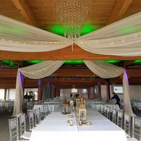 Carpa de Lujo para Eventos al Aire Libre con Marco de Aluminio Personalizado y Techo Transparente de PVC, 10x30, 20x40, 30x50, para Bodas, Fiestas y Eventos