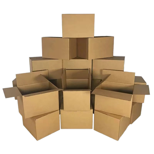 Cajas de Papel Corrugado Reciclables para el Hogar, Resistentes, para Almacenamiento, para Organización del Hogar y Comercio Electrónico - Product Image 1