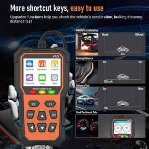 Escáner de Diagnóstico Universal para Motor de Automóvil OBD2 de 12V con 1 Año de Garantía, Versión V521, Código de Error V521 - Product Image 2